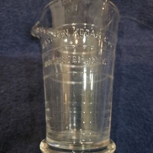 Eastman Kodak glass measuring Beaker
